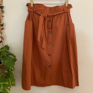 Burnt Orange Skirt